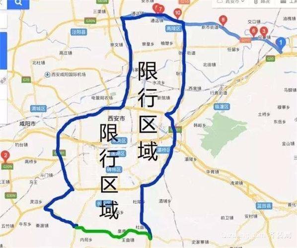 西安限号范围(西安限号范围地图高清)-第5张图片