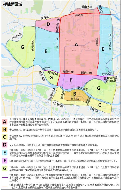 佛山限行、佛山货车限行区域和时间-第4张图片