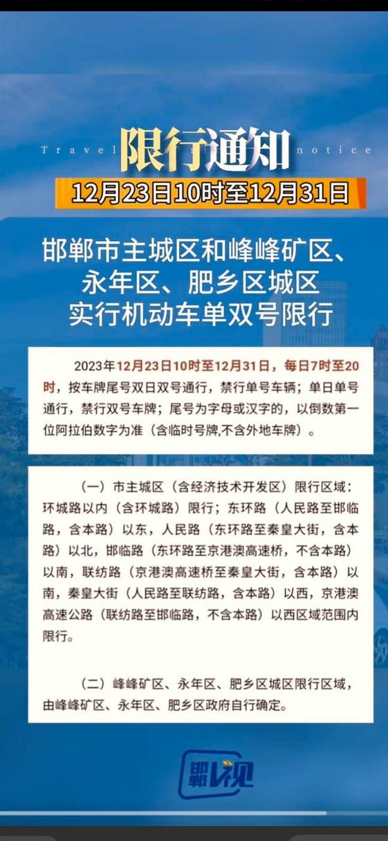 邯郸市今天限行什么号-邯郸市今天限行号是什么号-第10张图片