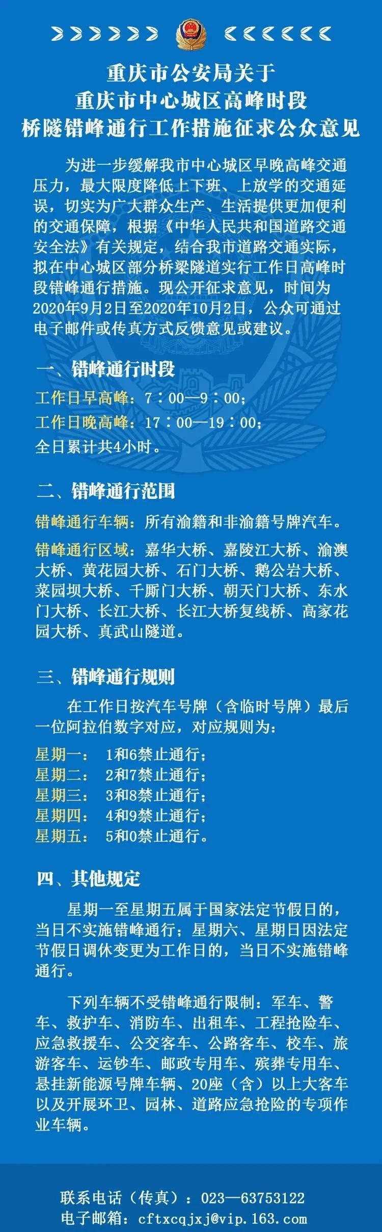 重庆今日限号、重庆今日限号限行车尾号是多少-第1张图片