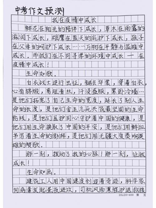 【疫情中的我，疫情中的我作文600字】