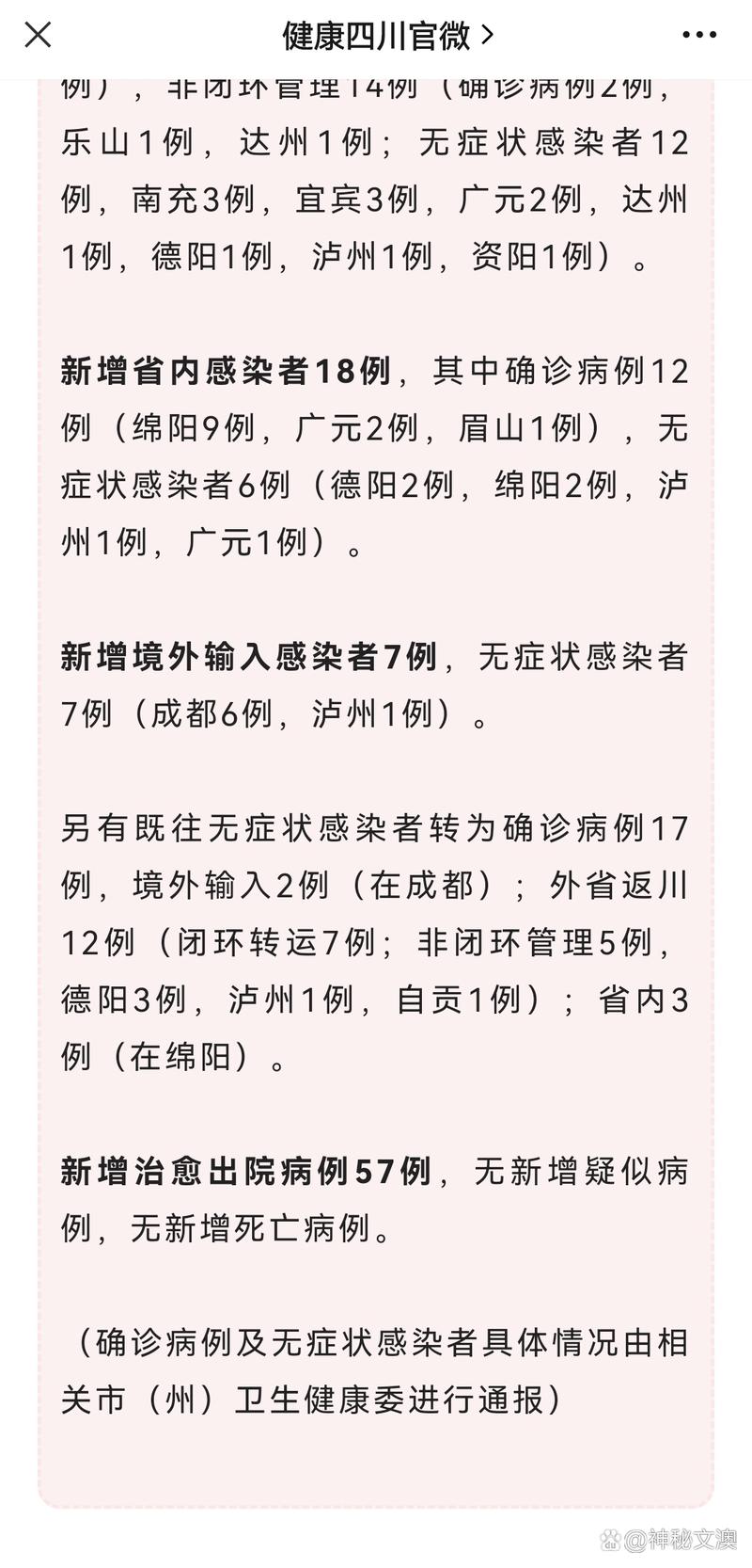 四川最新疫情-四川最新疫情发布-第6张图片