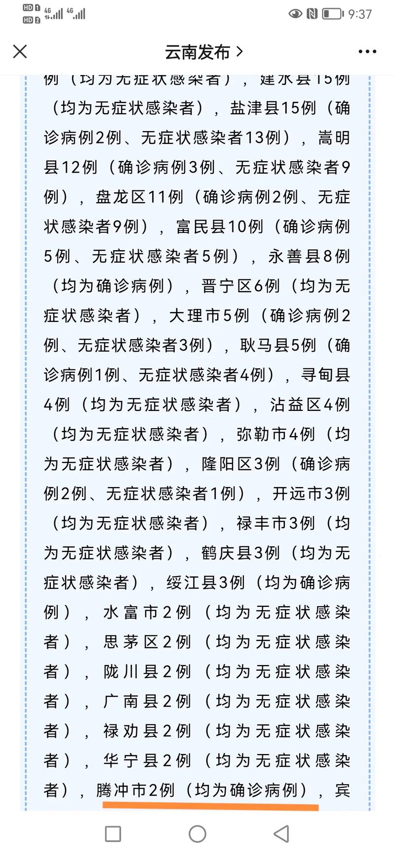 【腾冲疫情，腾冲疫情防控最新政策】-第5张图片