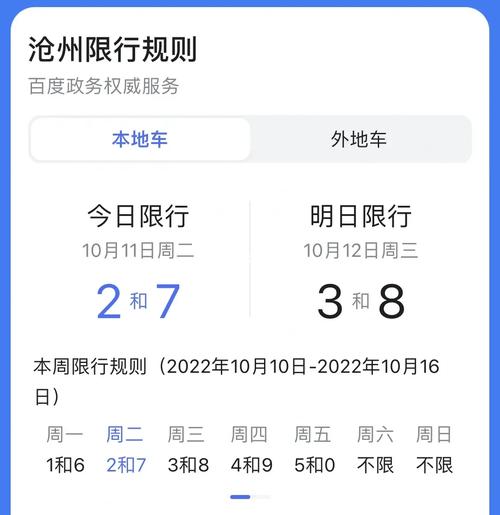 沧州限号吗(沧州限号吗2023年12月)