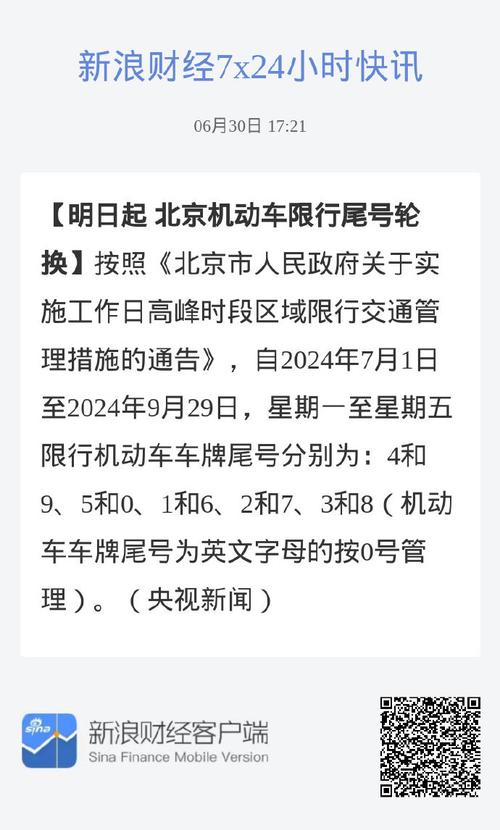 北京明日限行、北京明日限行尾号多少-第3张图片