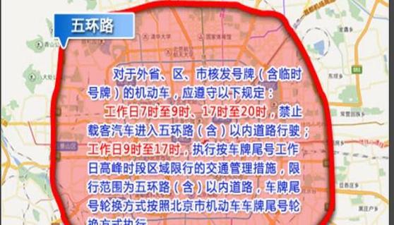 北京五环外限号吗、北京五环外限号吗外地车