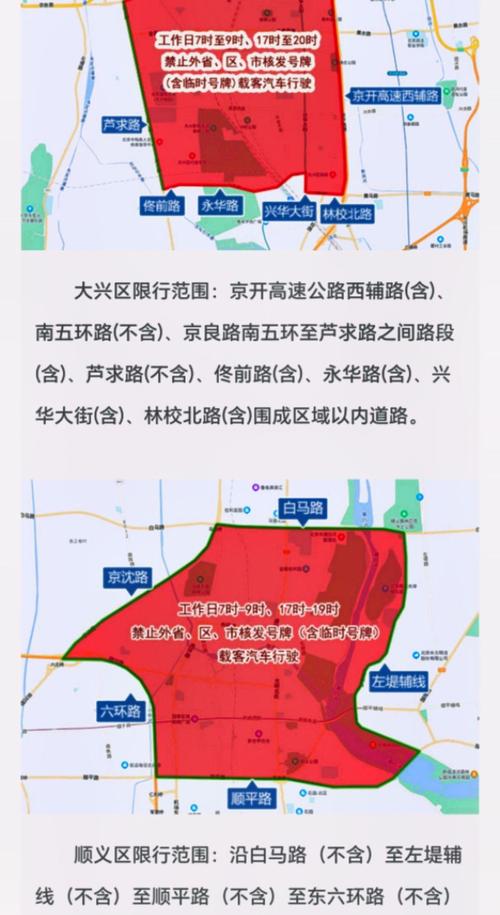 顺义外地车限行区域、顺义外地车限行区域2020-第4张图片