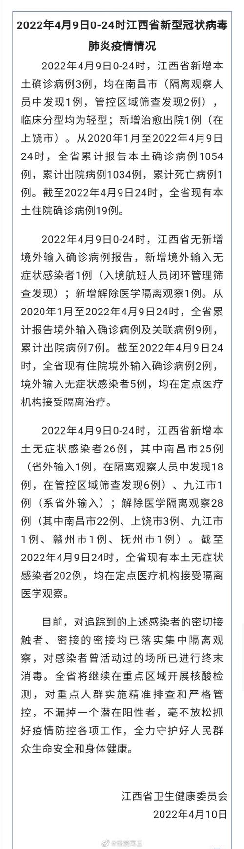 江西新增疫情-江西 新增病例-第5张图片