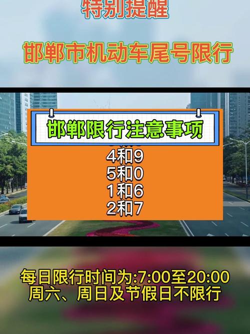 邯郸车限号限行范围、邯郸车辆限号限行区域-第8张图片